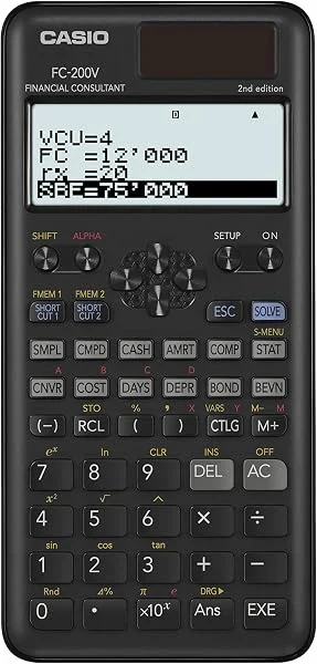 Casio FC-200V-2 Calculadora Financiera